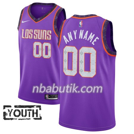 NBA Børn Trøje Phoenix Suns Custom 2018-19 Nike City Edition Lilla Swingman NBA Børn Trøje Phoenix Suns Custom 2018-19 Nike City Edition Lilla Swingman